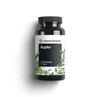 Kupfer Tabletten (365) von natural elements, vegan